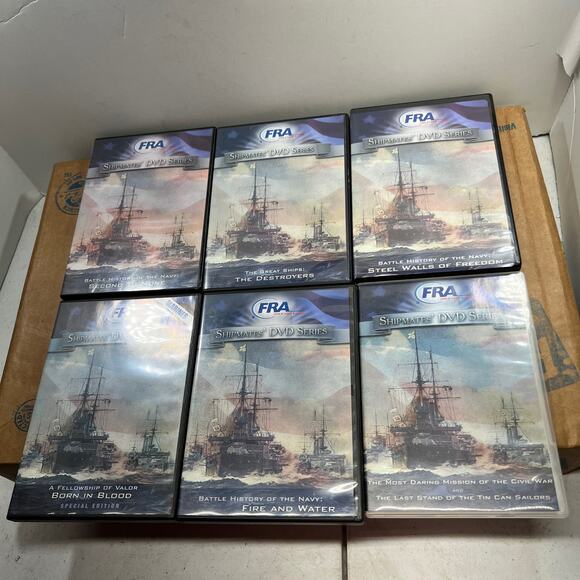 FRA Shipmates 6 DVD Series History of the U.S. Navy Seals plus others SEE PICS - Picture 5 of 13